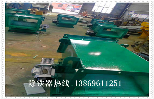 管道式永磁自卸式除鐵器，青海管道式永磁自動(dòng)除鐵器方案_遠(yuǎn)力青海管道式永磁自動(dòng)除鐵器方案應(yīng)用安裝示意圖型12000高斯_可定制工作原理