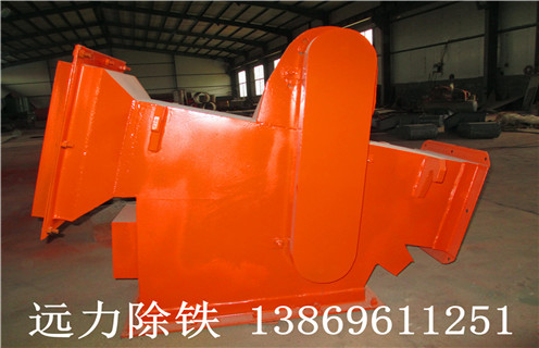 管道除鐵器，河北管道式除鐵器_河北管道式除鐵器應(yīng)用安裝示意圖型12000高斯_可定制工作原理
